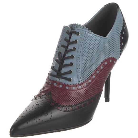 Gucci Leather Oxford heels - Picture 1 of 5